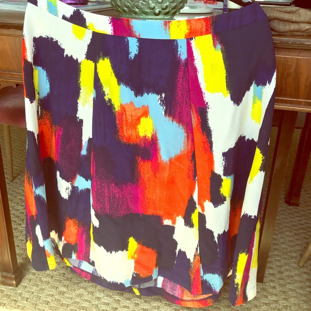 Ava + Viv bright pattern skirt